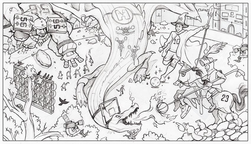 Process-Samples-of-Brilliant-Sports-Illustrations-001