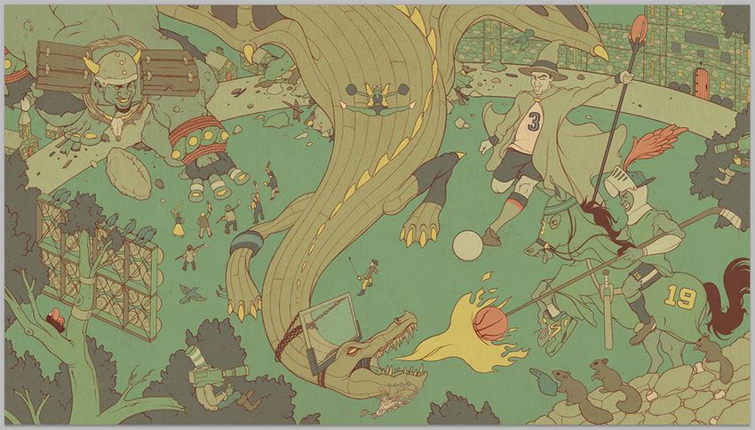 Process-Samples-of-Brilliant-Sports-Illustrations-003