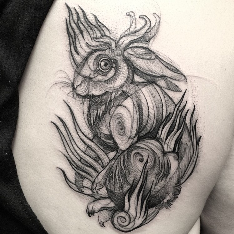 Artist-makes-Tattoos-that-Look-like-Pencil-Drawings