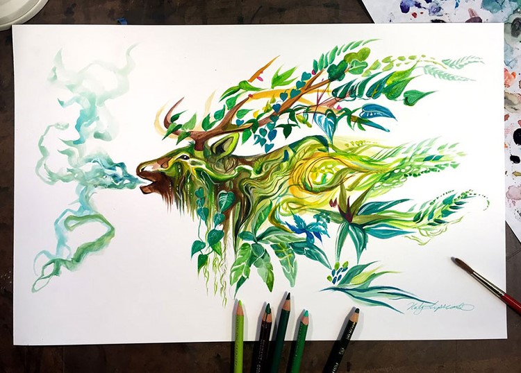 Pencil-and-Marker-Illustrations