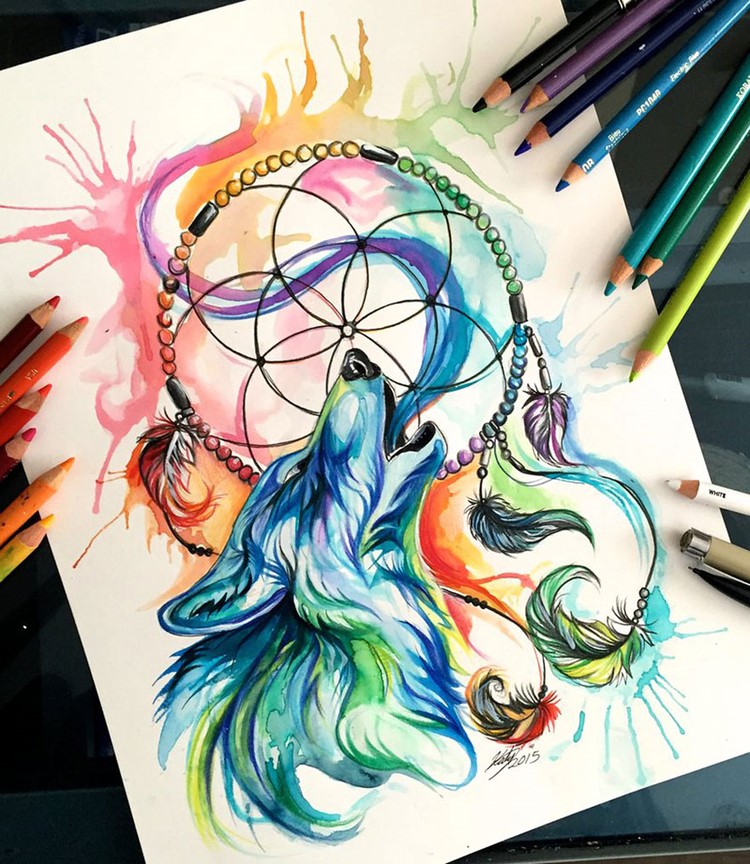 Pencil and Marker Illustrations 