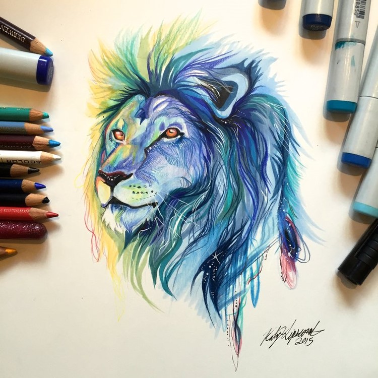 Pencil and Marker Illustrations 