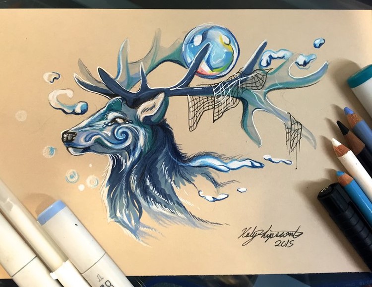 Pencil-and-Marker-Illustrations