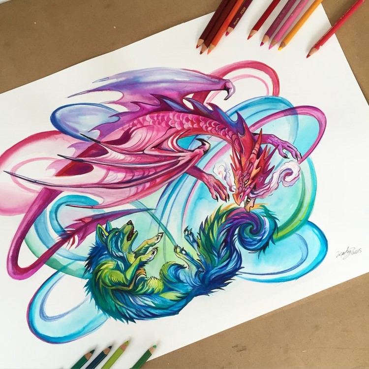 Pencil-and-Marker-Illustrations