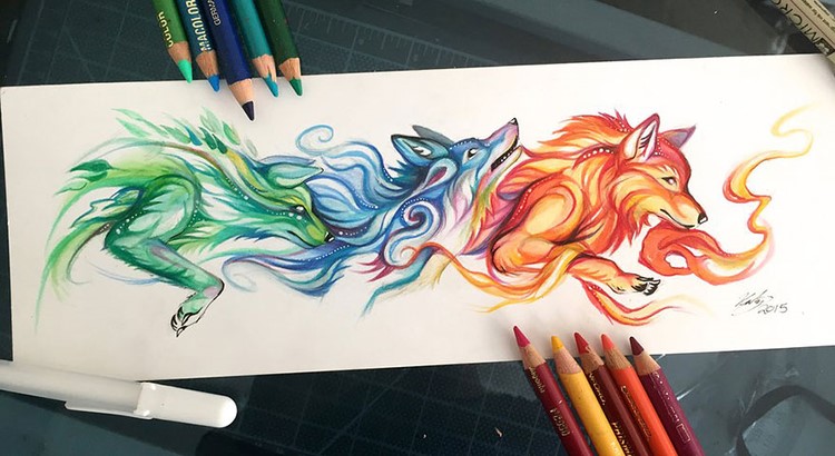 Pencil-and-Marker-Illustrations