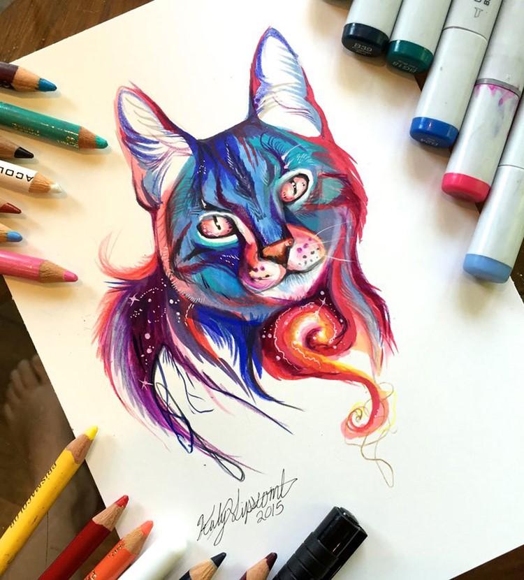 Pencil-and-Marker-Illustrations
