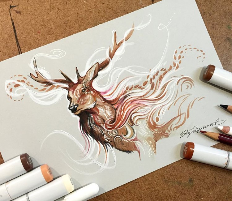Pencil-and-Marker-Illustrations