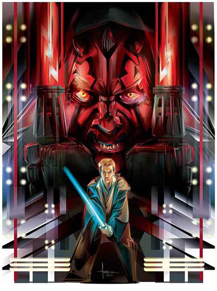 Star Wars Illustrations by Orlando Arocena
