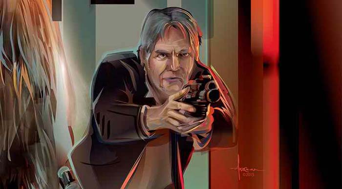 Star Wars Illustrations by Orlando Arocena