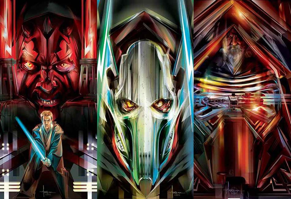 Star Wars Illustrations by Orlando Arocena