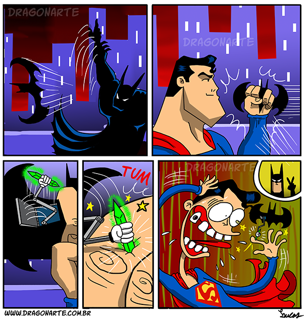 Superman-vs-Batman-Funny-Comics-by-Dragonarte