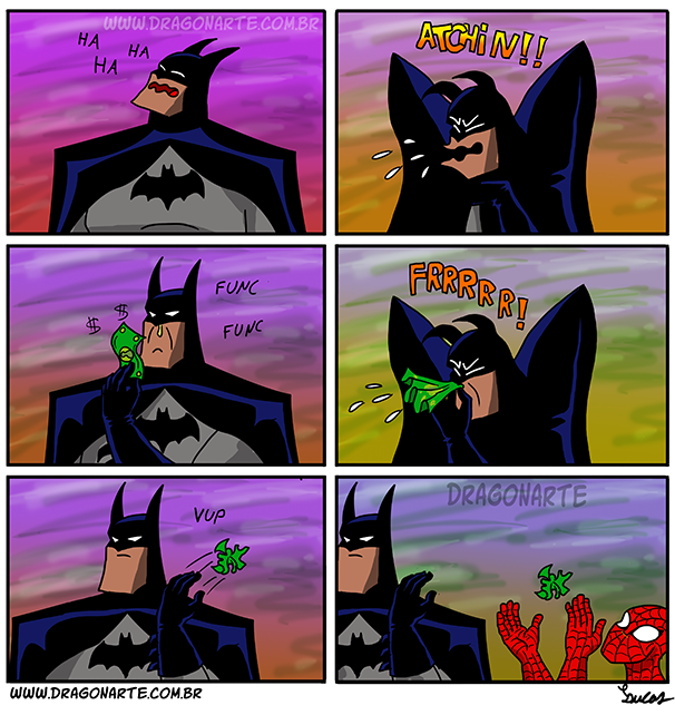 Superman vs Batman Funny Comics 