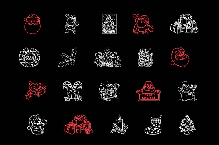 Wonderful Christmas Symbol Fonts