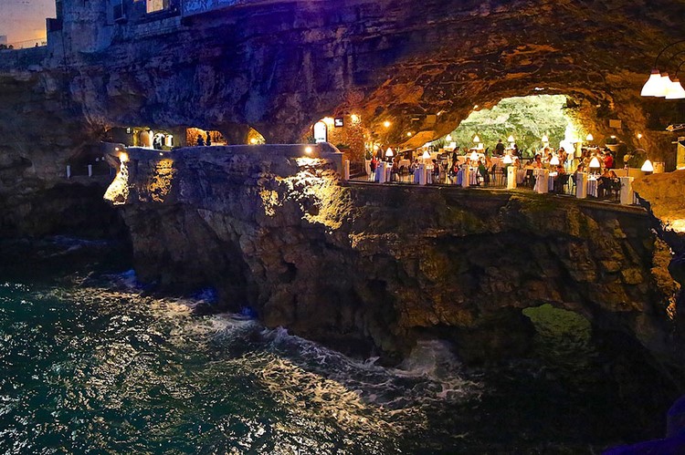 Italian Cave Restaurant with Awesome View 