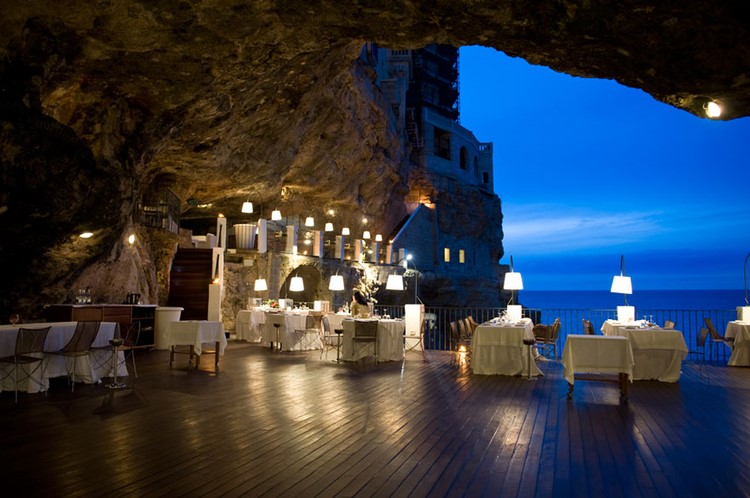 Italian Cave Restaurant with Awesome View 