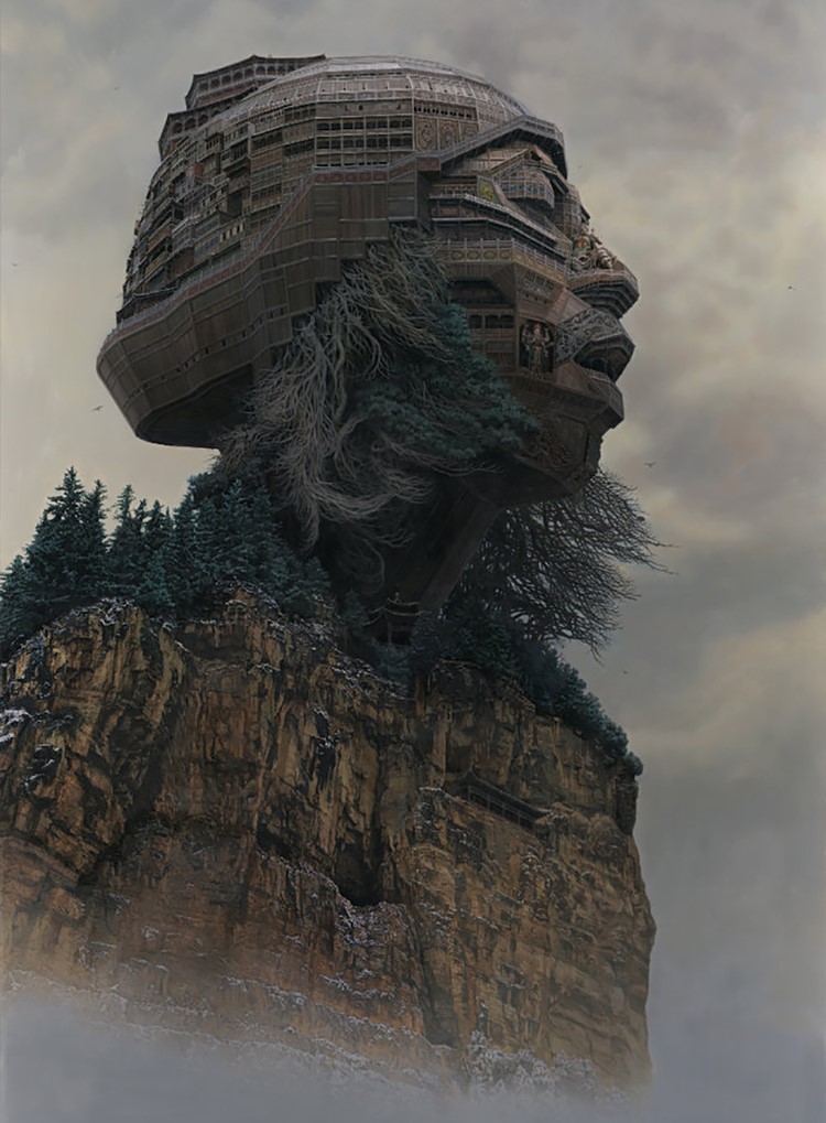 Portraits-of-Chinese-Rockstars-Look-Similar-to-Monumental-Temples 