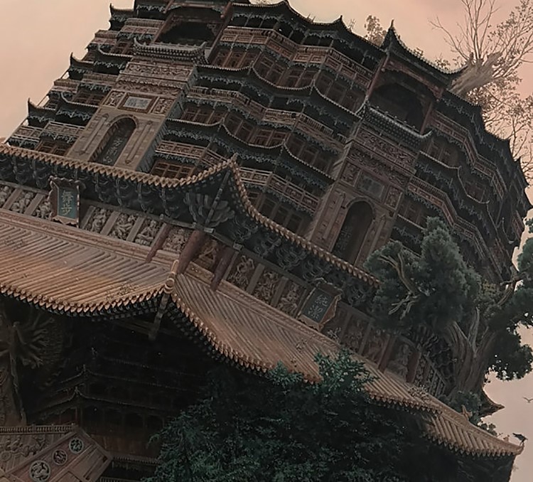 Portraits-of-Chinese-Rockstars-Look-Similar-to-Monumental-Temples 