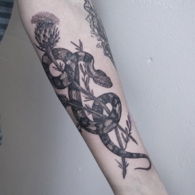 Vintage-Etchings-Tattoo-of-Flora-and-Fauna