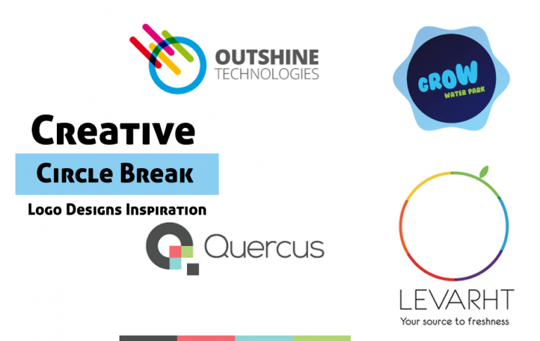 Creative Circle Break Logo Designs Inspiration