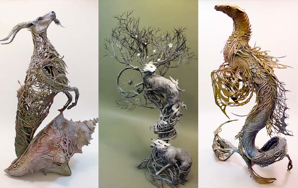Incredible Fantasy Sculptures by Ellen Jewett