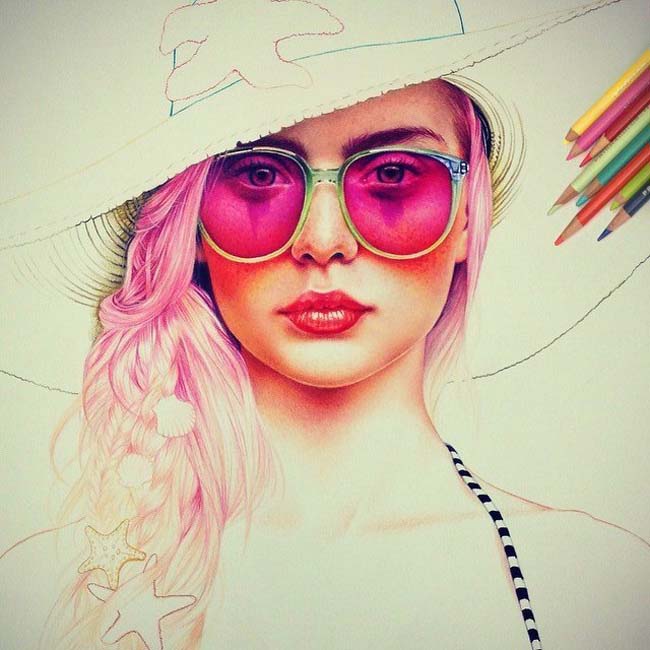 Vibrant-Pencil-Drawings