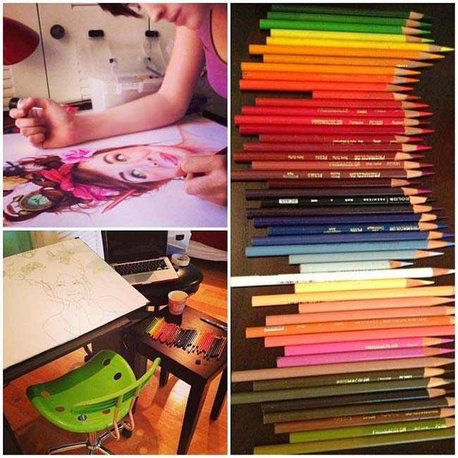 Vibrant-Pencil-Drawings