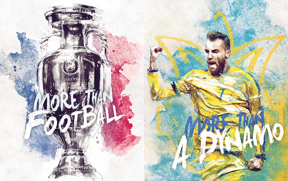 Intense EURO 2016 Teams Illustrations