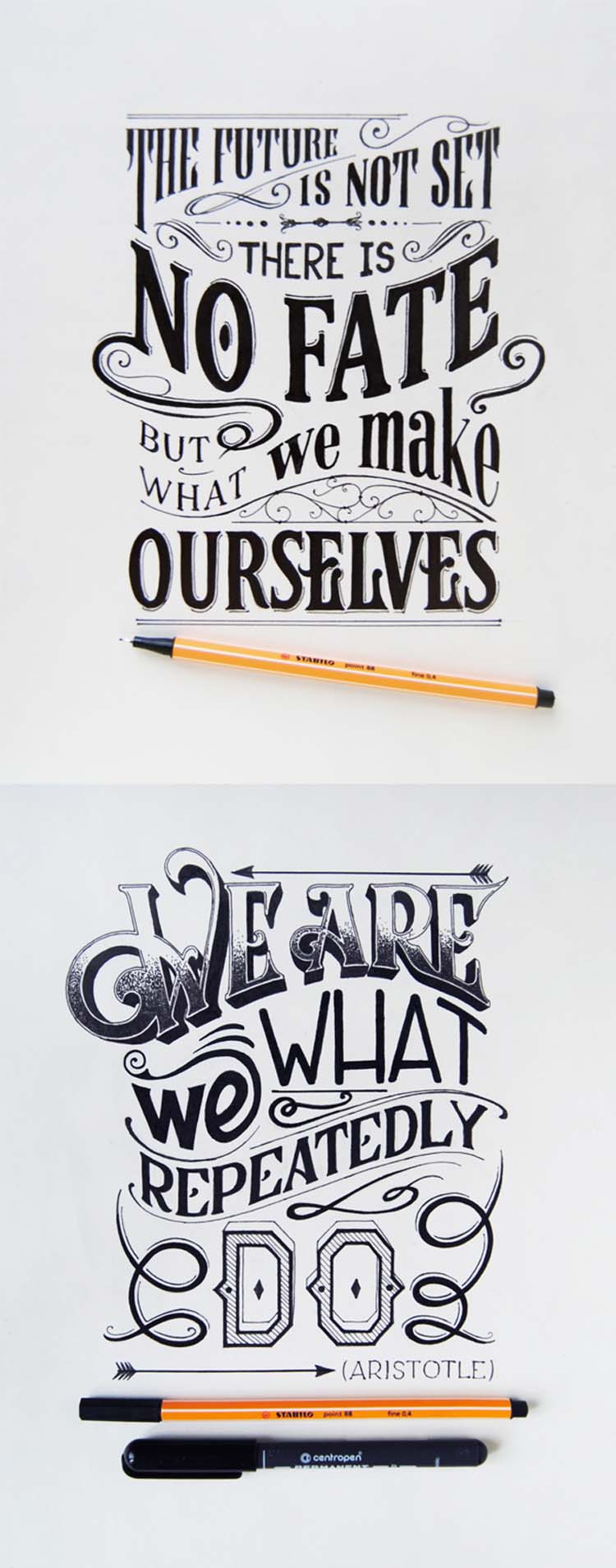 Inspiring Lettering and Typography Designs 