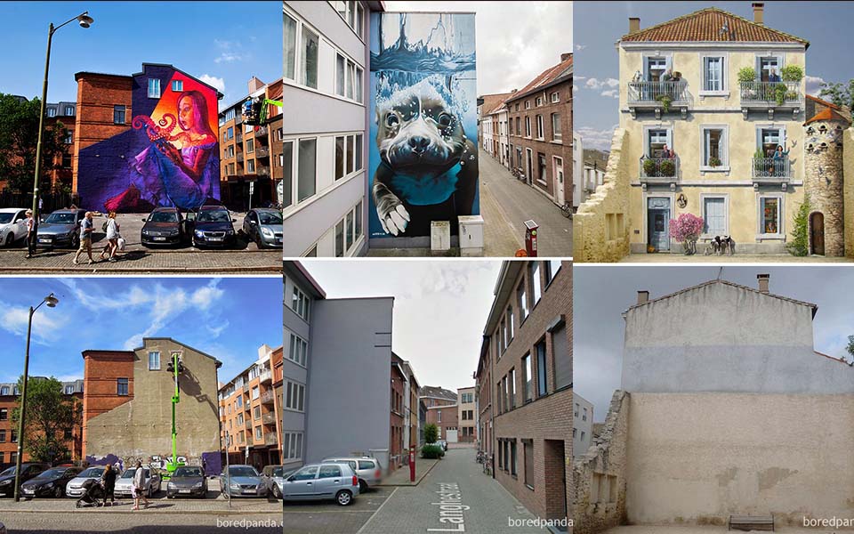 Amazing Street Art Transformations