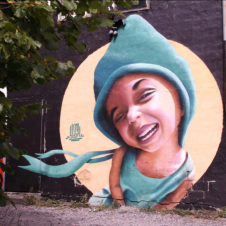 The Most Beautiful Street Art by Linus Lundin aka Yash