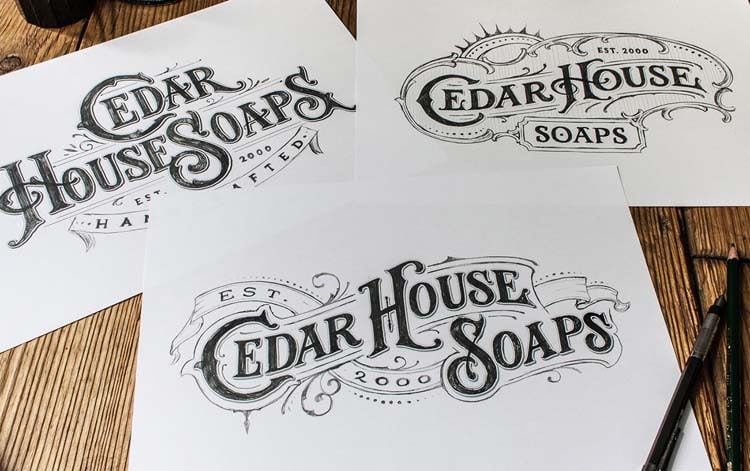 hand drawn logo design 2016