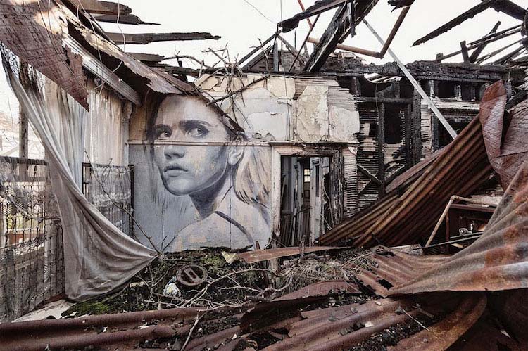 Collapse Portraits on Abandoned Buildings 