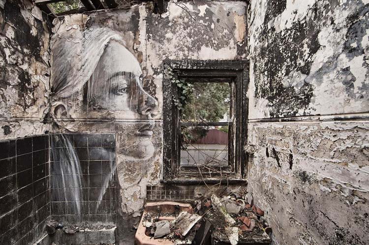 Collapse Portraits on Abandoned Buildings 