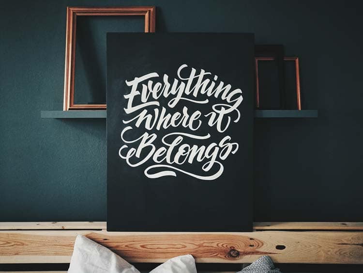 Everything-where-it-belongs