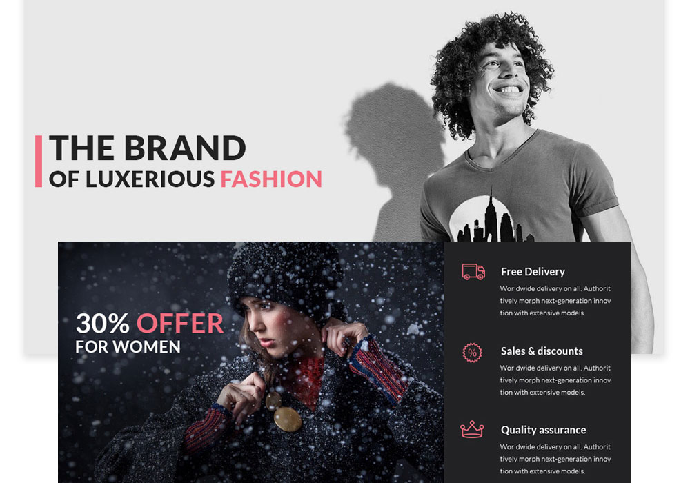 Brand Fashion Store Template PSD