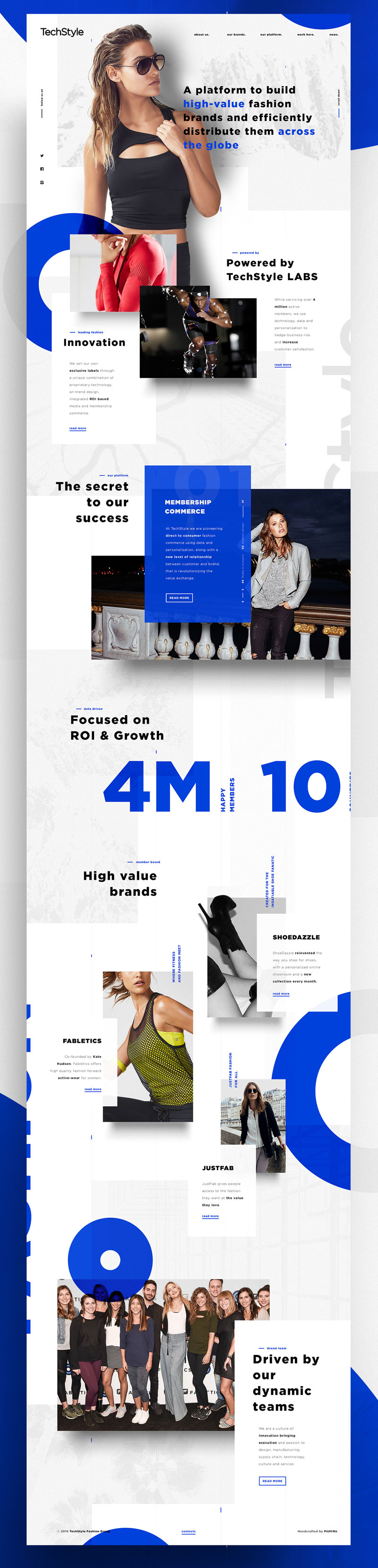 Website Design Inspiration for Products