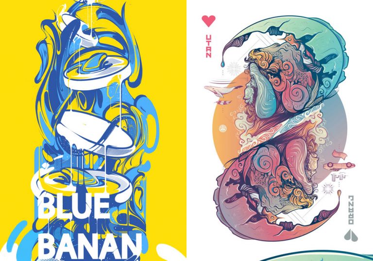 Creative Illustration Design Examples
