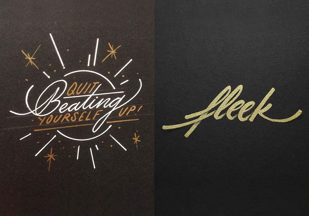 70 Beautiful Calligraphy Alphabet Selection