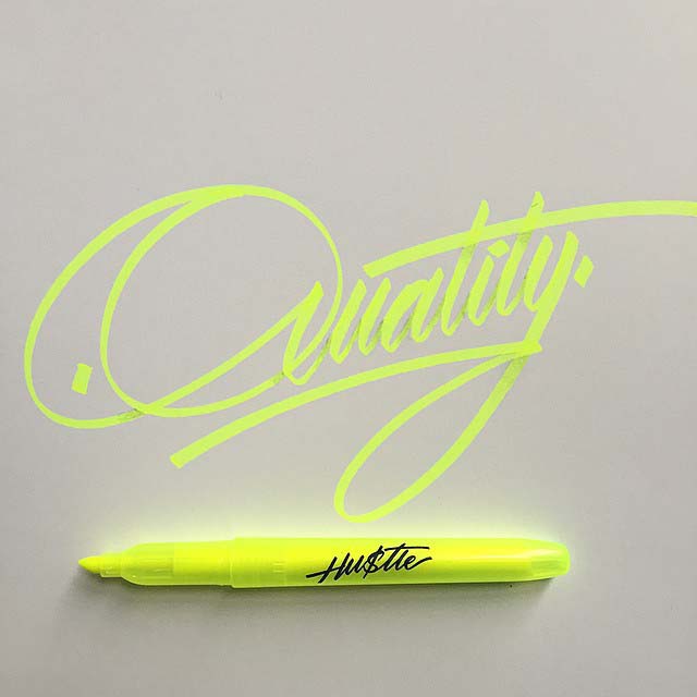calligraphy alphabets