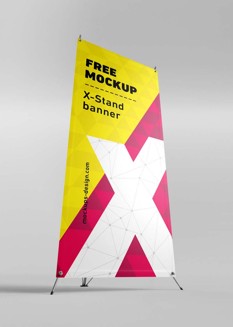 X-Stand Banner mockup