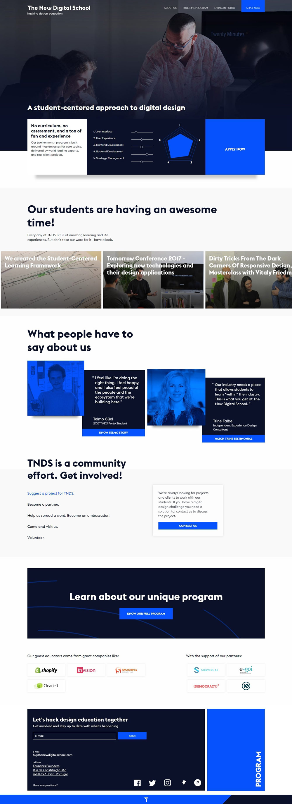 Modern and Creative School Website Designs for Inspiration