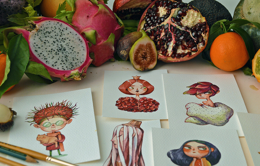 Fruits as Characters
