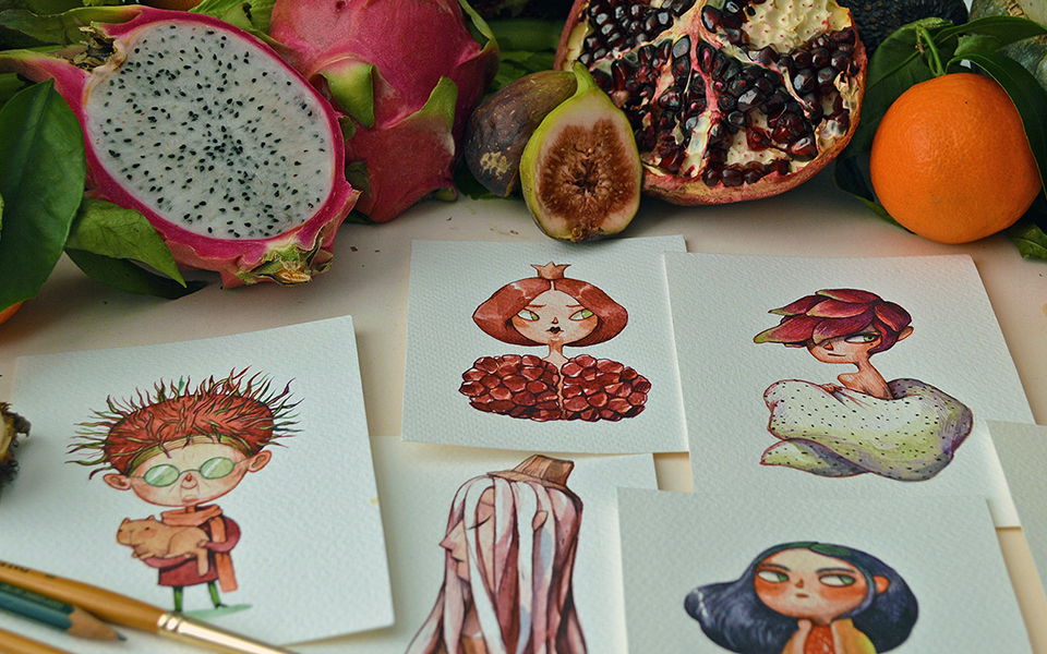 Fruits as Characters