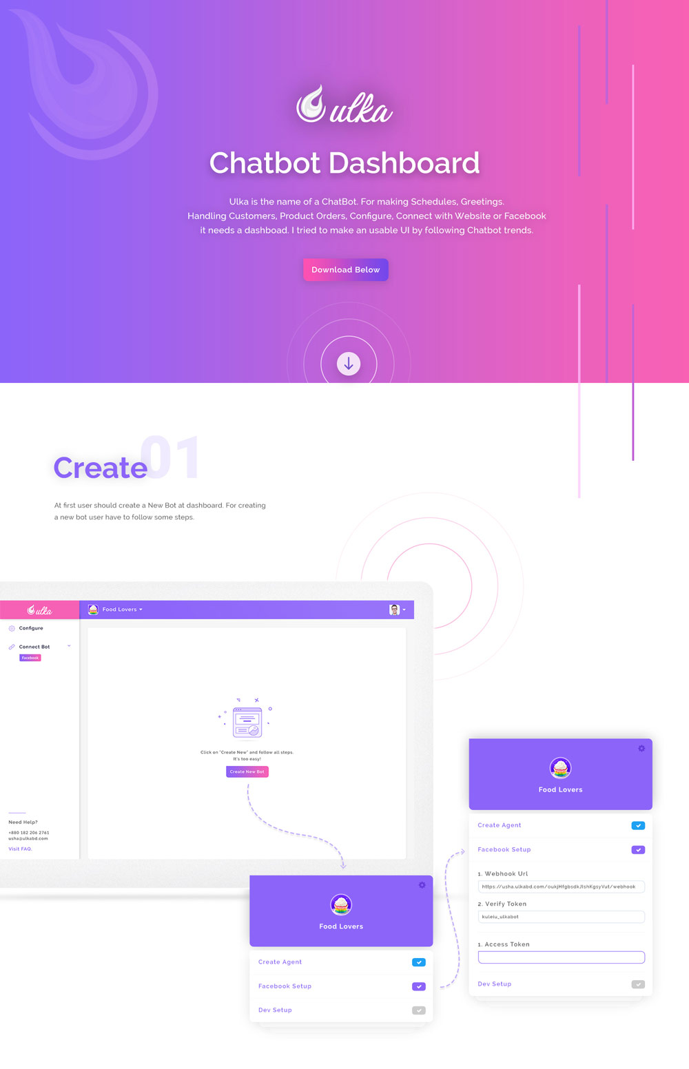 Chatbot Dashboard Design Free PSD (1)