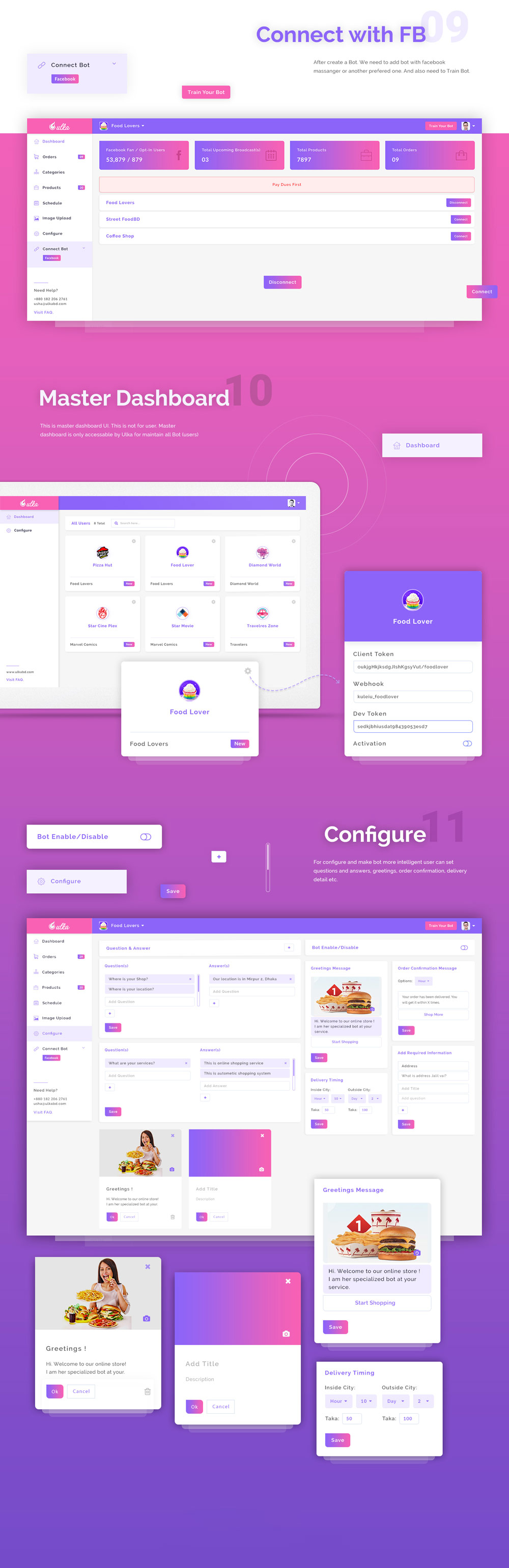 Chatbot Dashboard Design Free PSD (4)