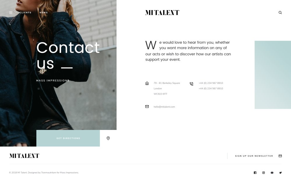 MI Talent - Free Website PSD Template for Agencies-003