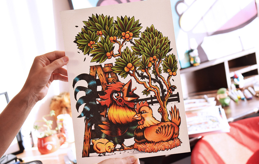 Handmade Artworks Illustration 