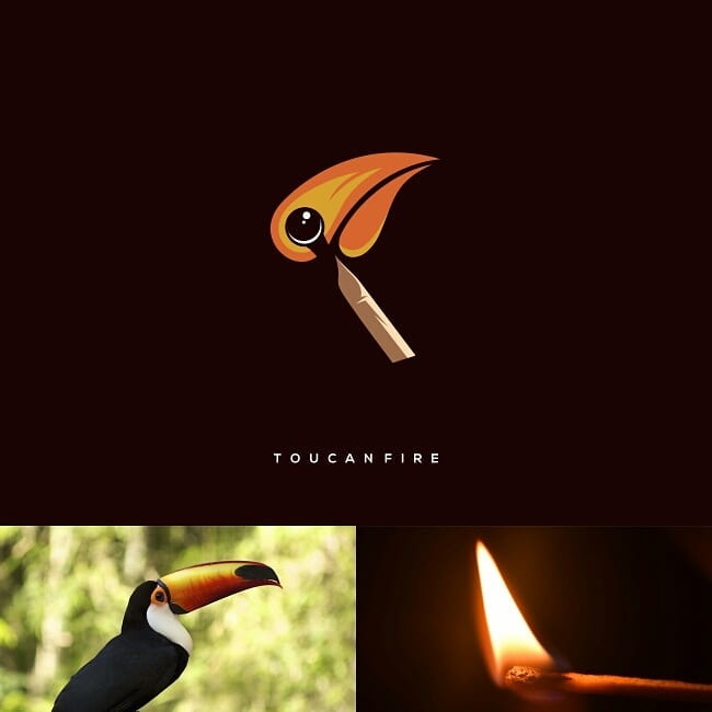 Clever Logos by Combining Two Different Things into One