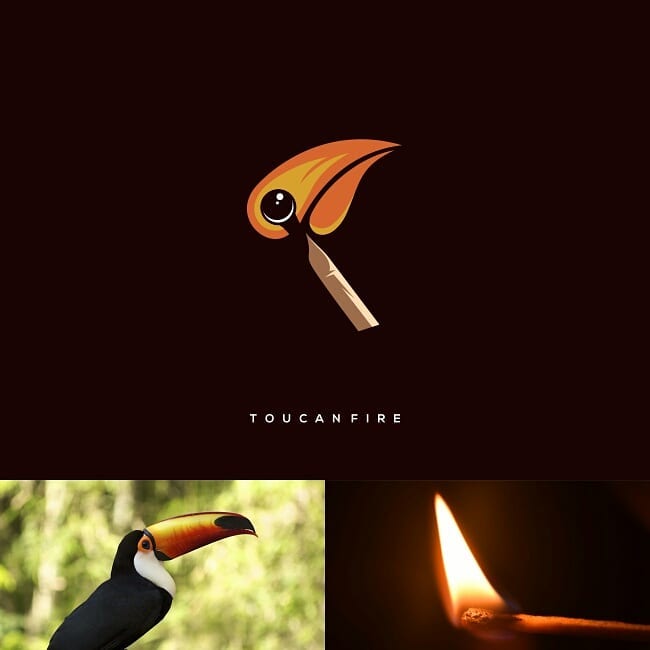 Clever Logos by Combining Two Different Things into One
