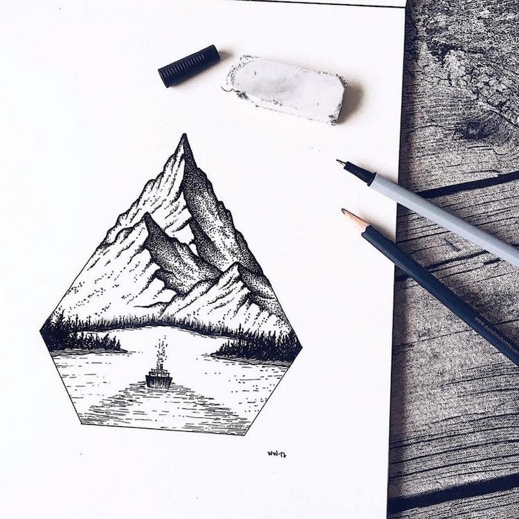 Stippling-Nature-Art